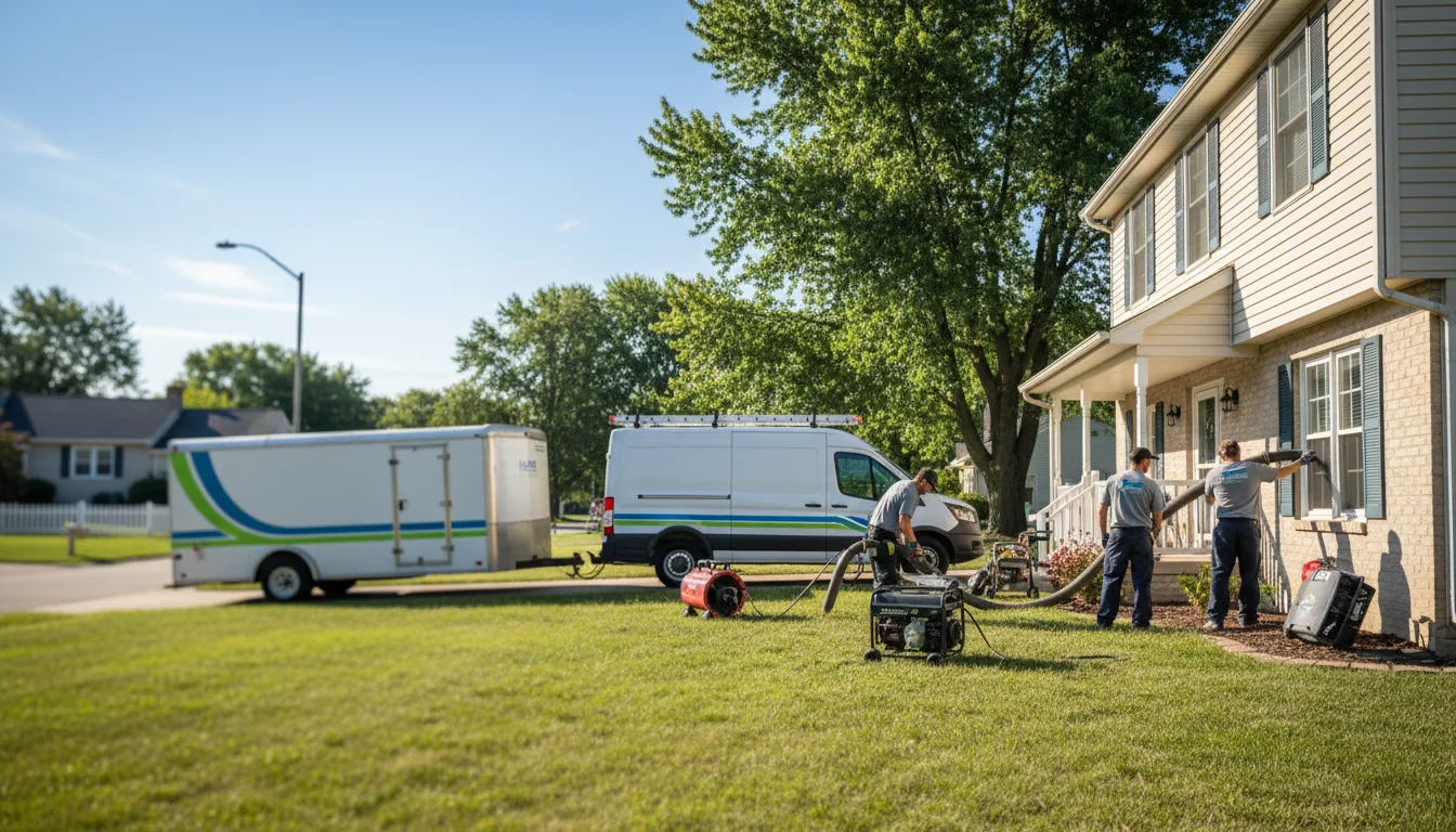 Flooded Basement Restoration And Cleanup With Repair in Gwinn, MI near me